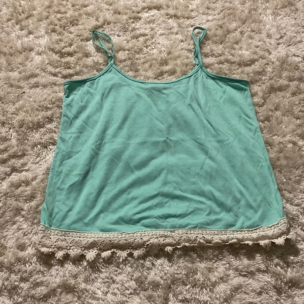 Blue cami shirt